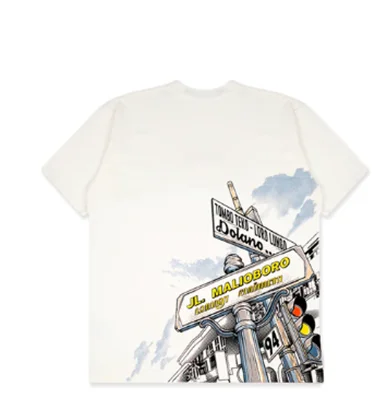 Kaos Malioboro Putih