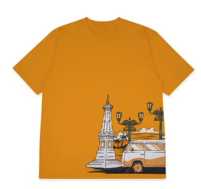 Kaos VW Tugu Orange