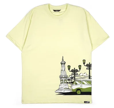 Kaos VW Tugu Soft Yellow